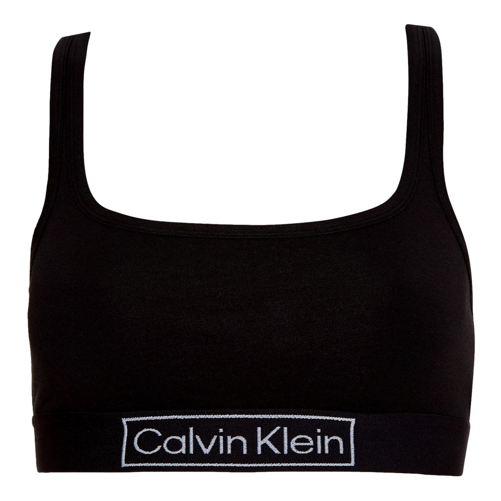 Calvin Klein Reimagined Heritage Unlined Bralette - Black - Utility Bear