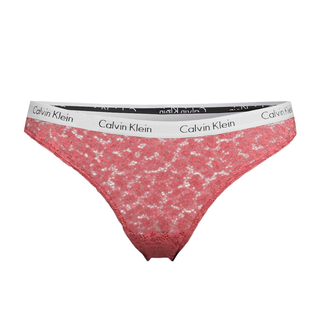Calvin Klen Carousel Lace Brazilian - Raspberry Blush - Utility Bear