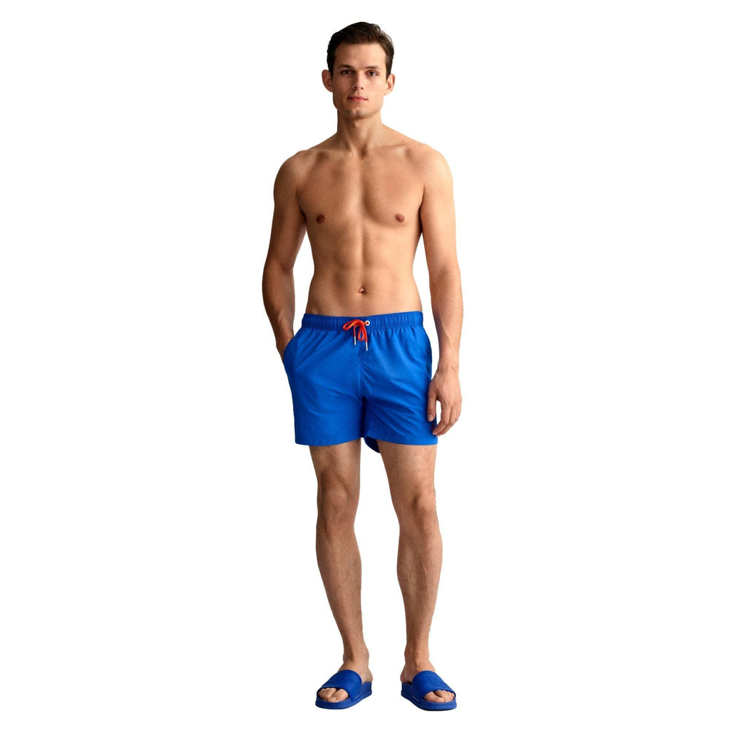 GANT Classic Fit Swim Shorts - Nautical Blue - Utility Bear