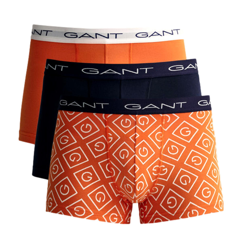 GANT Icon G Trunk 3 Pack - Pumpkin Orange - Utility Bear