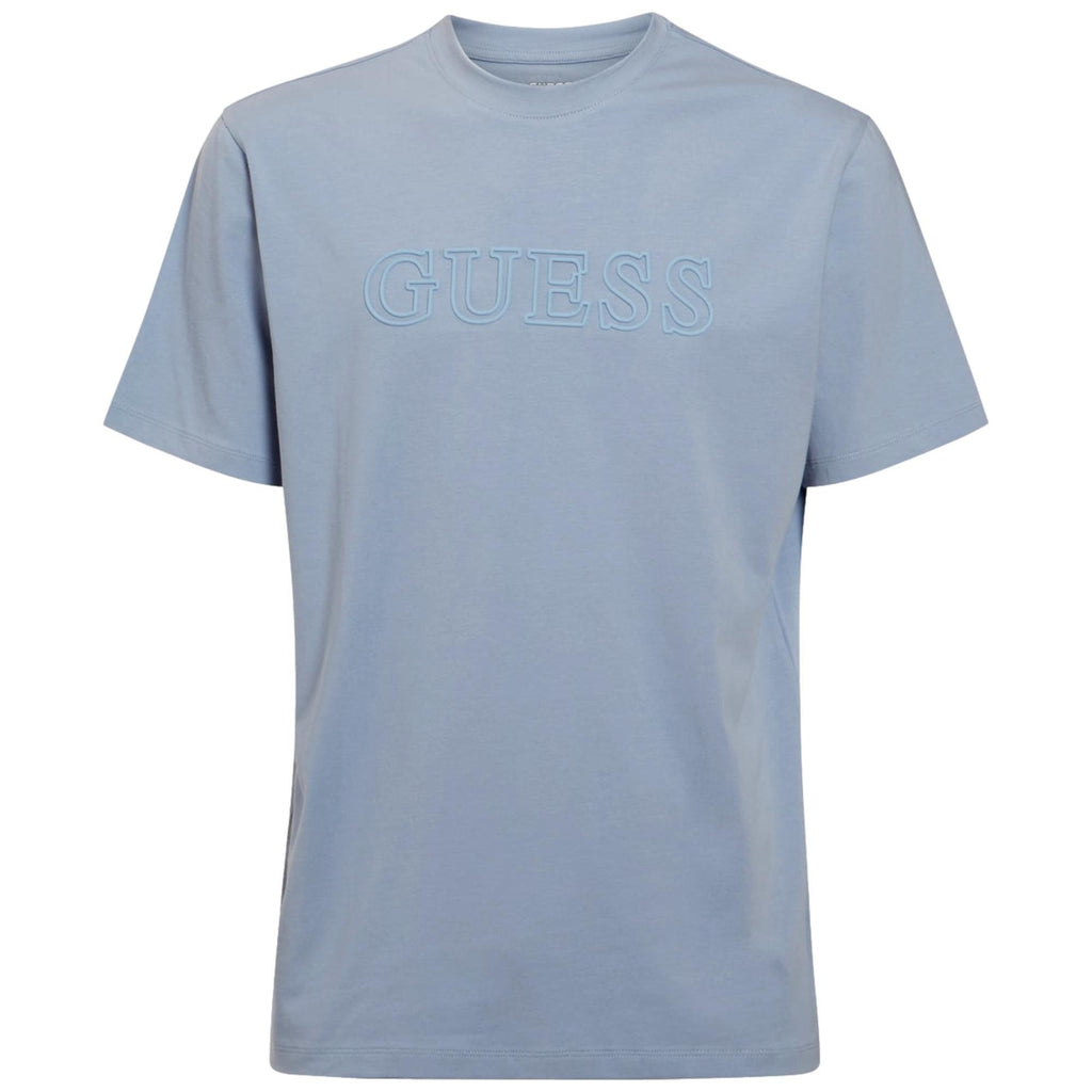 Guess Short Sleeve Alphys T-Shirt - Nimbus Blue - Utility Bear