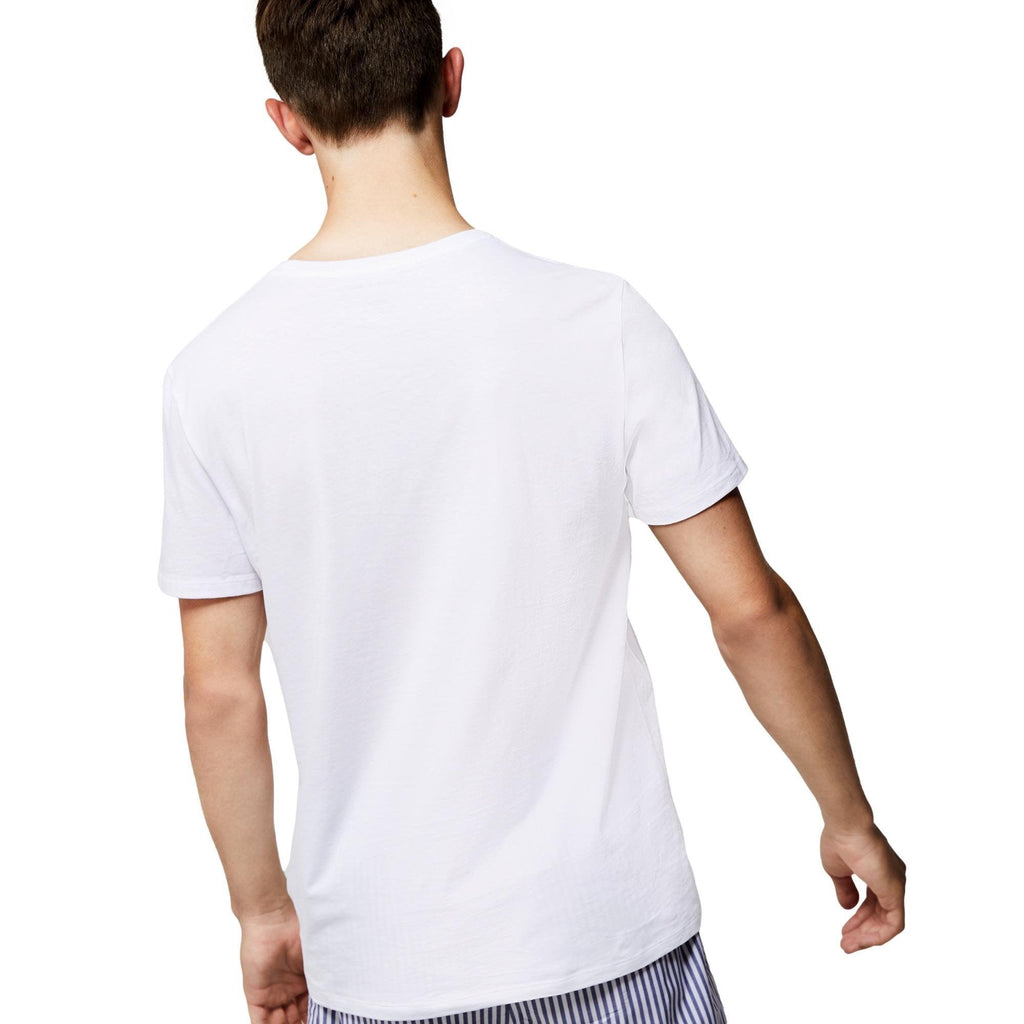 Lacoste Essentials Pure Cotton Crew Neck T-Shirt 3 Pack - White - Utility Bear