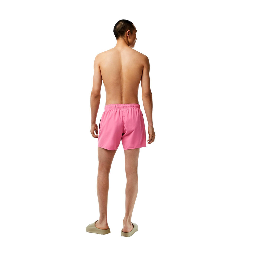 Lacoste Men's Light Quick-Dry Swim Shorts - Reseda Pink - Utility Bear