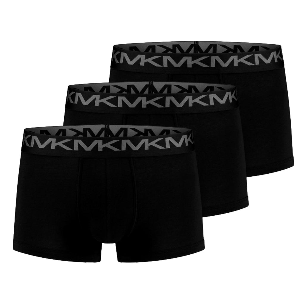 Michael Kors Stretch Factor Cotton Trunk 3 Pack - Black - Utility Bear