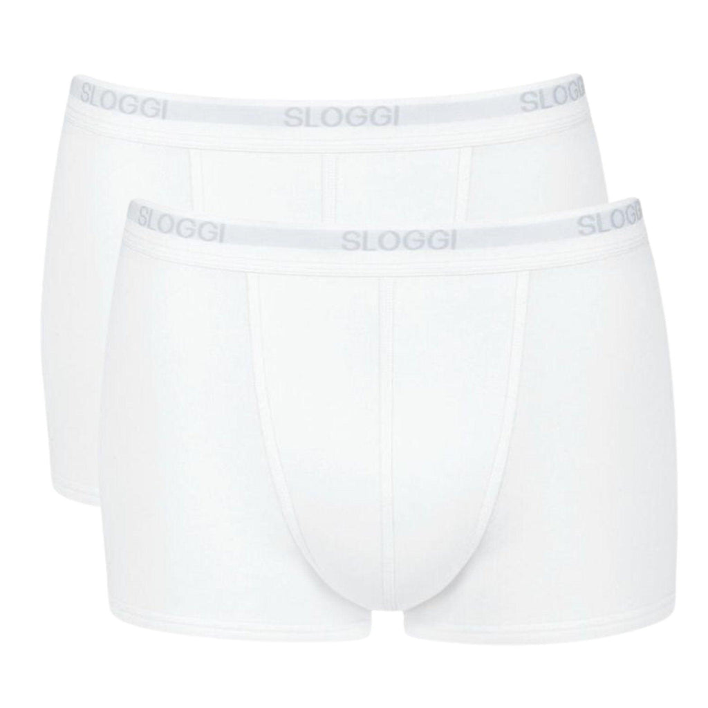 Sloggi Men Basic Short 2 Pack - White - Utility Bear