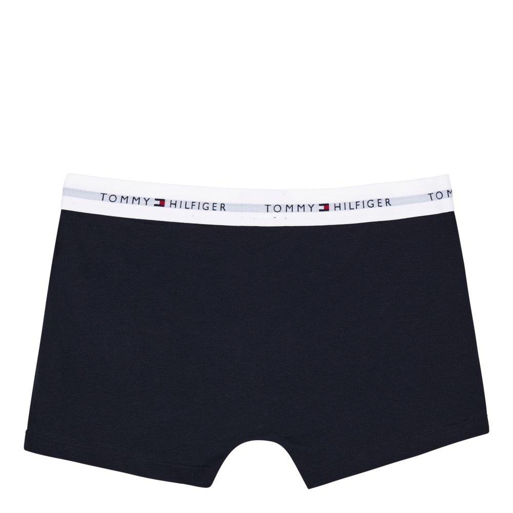 Tommy Hilfiger 3 Pack Signature Cotton Essentials Trunks - Desert Sky/White/Primary Red - Utility Bear
