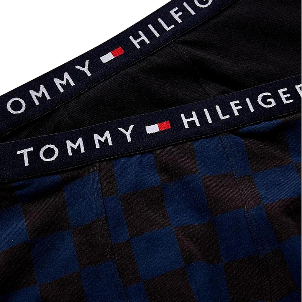 Tommy Hilfiger Boys 2 Pack Checkerboard Trunk - Checkboard/Black - Utility Bear