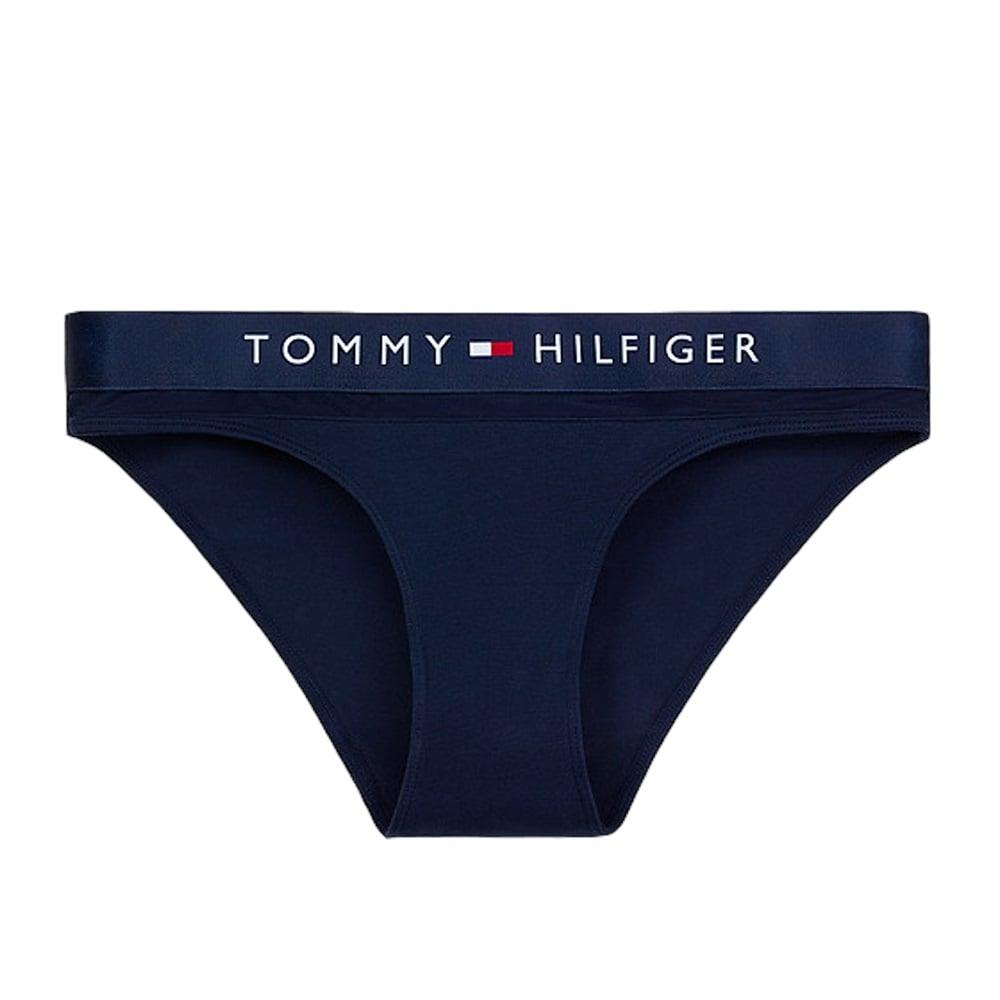 Tommy Hilfiger Cotton Mesh Bikini Brief - Navy - Utility Bear