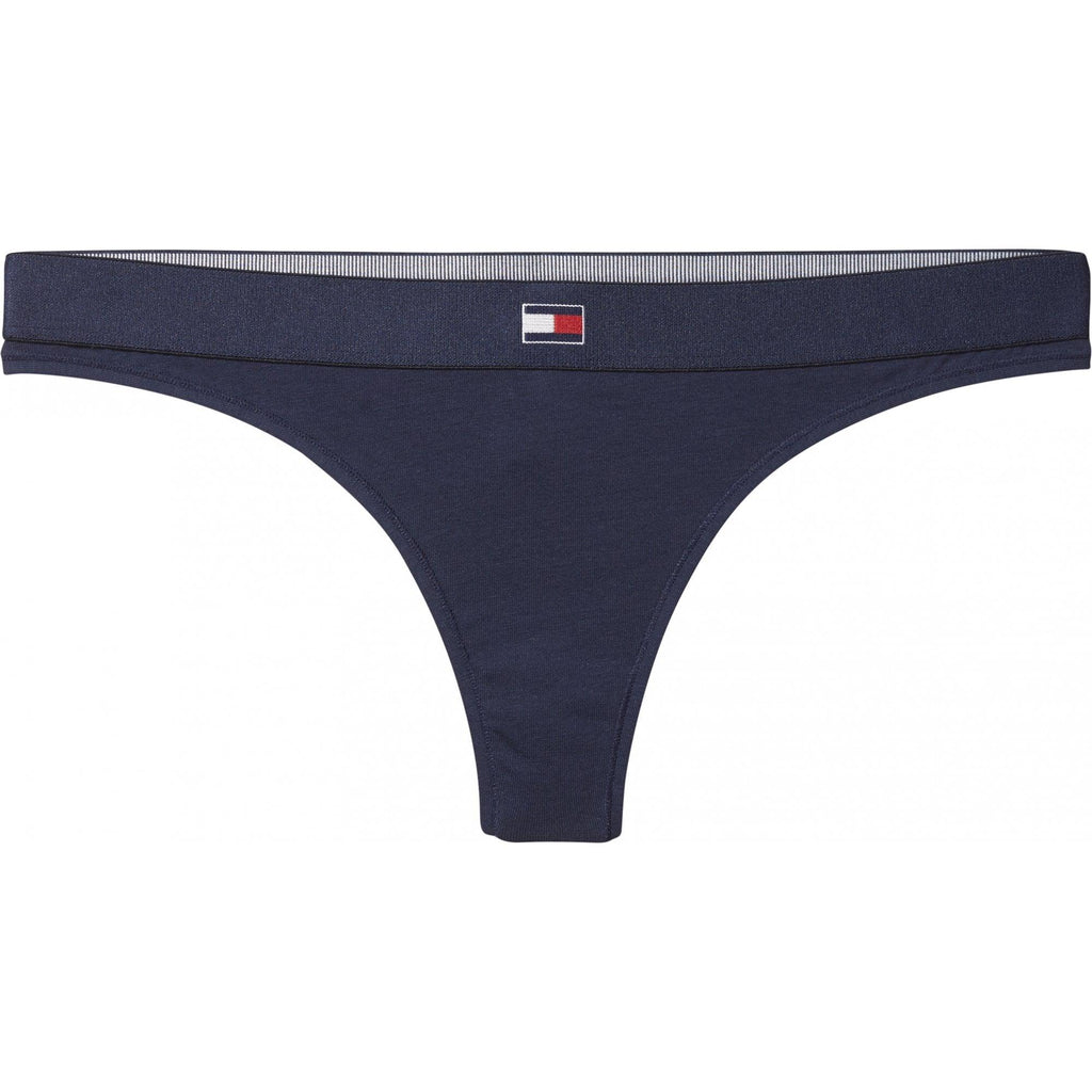 Tommy Hilfiger Flag Core Thong - Navy - Utility Bear