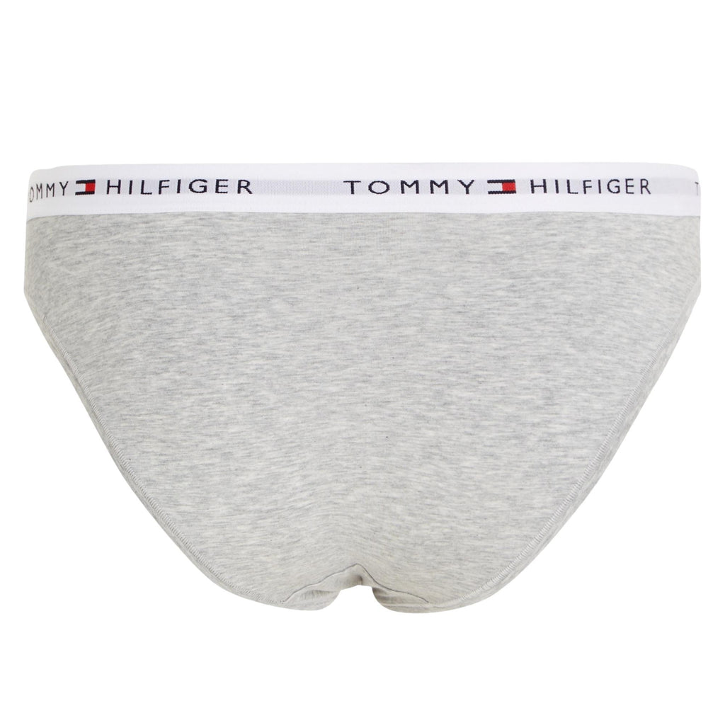 Tommy Hilfiger Icon Logo Waistband Bikini - Light Grey Heather - Utility Bear