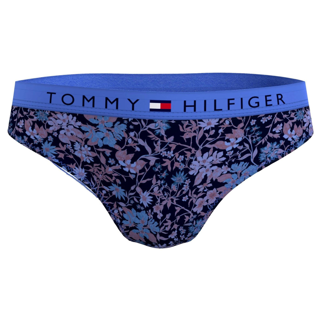 Tommy Hilfiger Lace Print Bikini - Iris Blue Wildflowers - Utility Bear