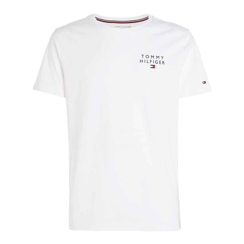 Tommy Hilfiger Men's Logo Short Sleeve T-Shirt - White - Utility Bear