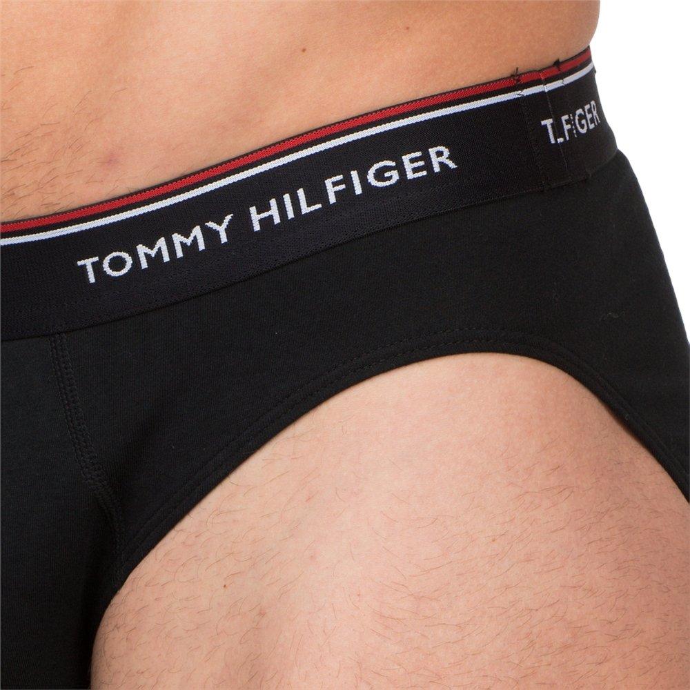 Tommy Hilfiger Premium Essential Brief 3 Pack - Black - Utility Bear