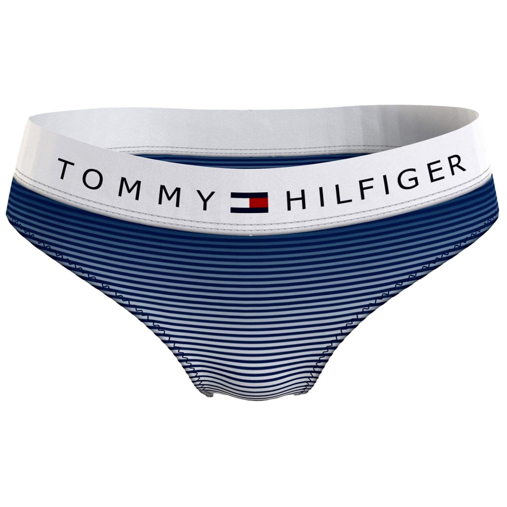 Tommy Hilfiger Seamless Stripe Bikini Curve- Twilight Indigo - Utility Bear