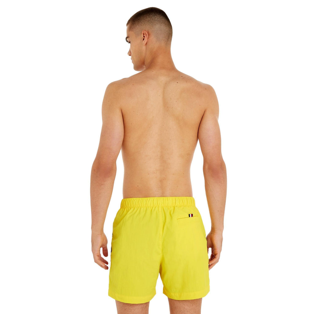 Tommy Hilfiger Slim Fit Drawstring Swim Shorts - Vivid Yellow - Utility Bear