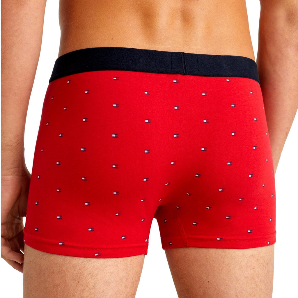 Tommy Hilfiger Th Monogram Trunks - Red Flag Repeat - Utility Bear