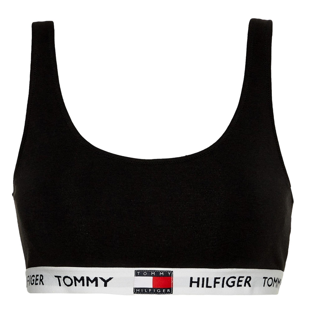 Tommy Hilfiger Tommy 85 Cotton Bralette - Black - Utility Bear