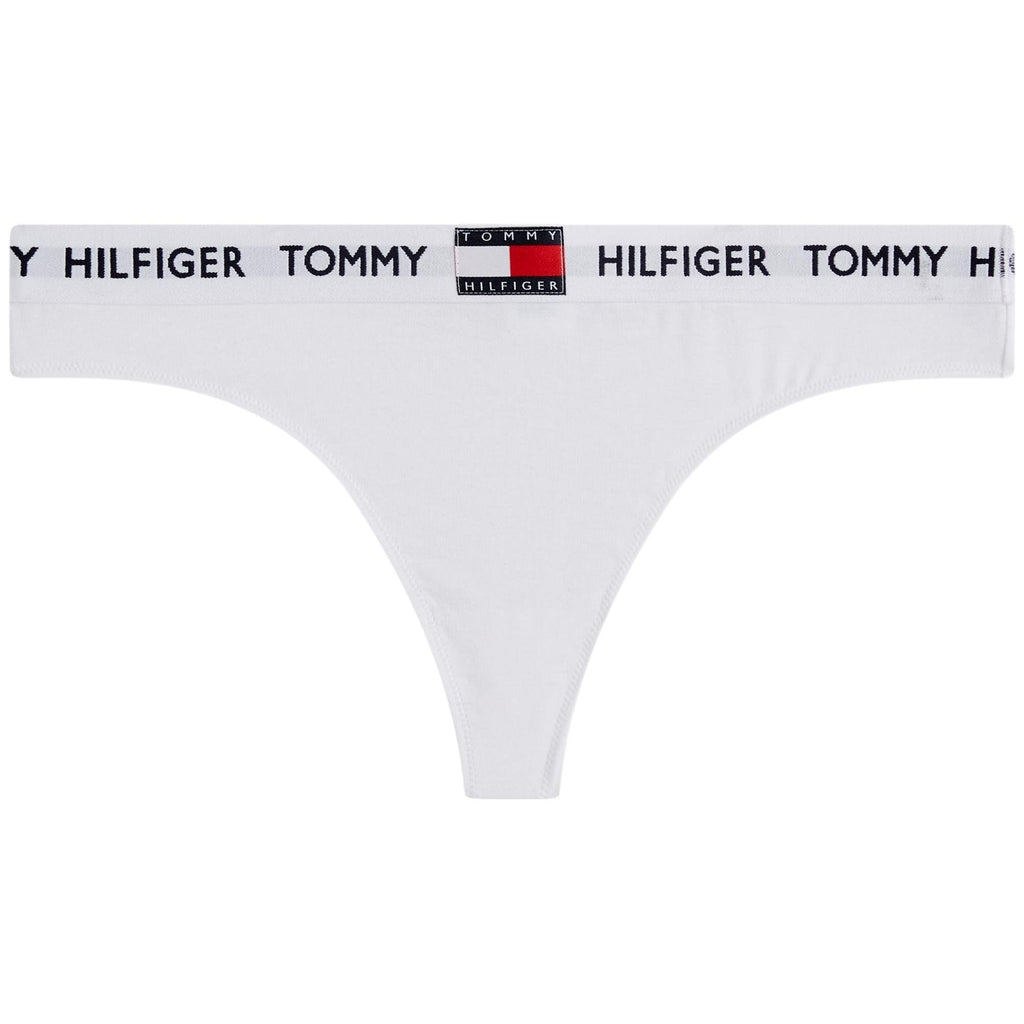 Tommy Hilfiger Tommy 85 Cotton Thong - Pvh Classic White - Utility Bear