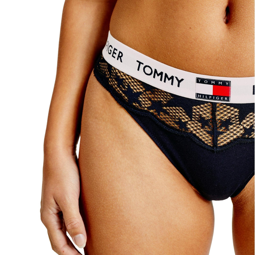 Tommy Hilfiger Tommy 85 Lace Thong - Desert Sky - Utility Bear