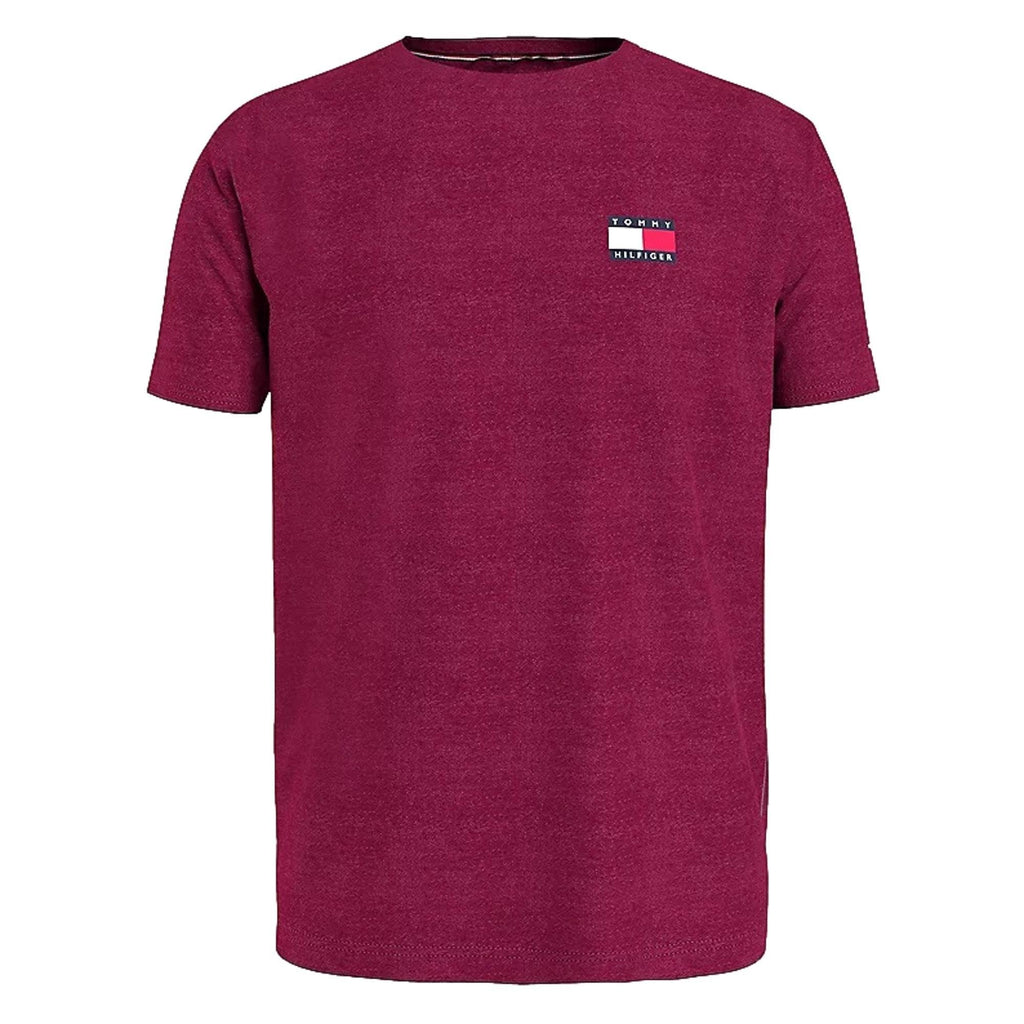 Tommy Hilfiger Tommy 85 Logo Relaxed Fit T-Shirt - Classic Burgundy - Utility Bear