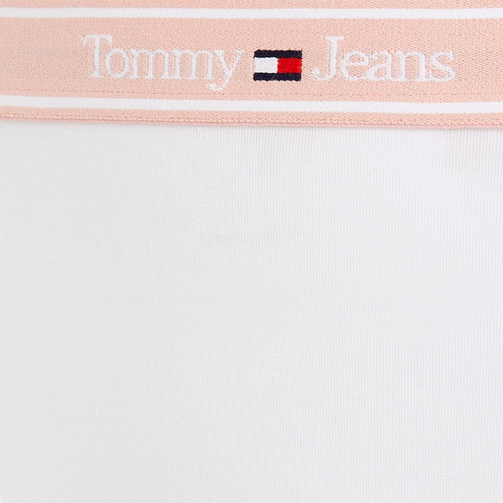 Tommy Hilfiger Tommy Jeans Logo Thong - White - Utility Bear
