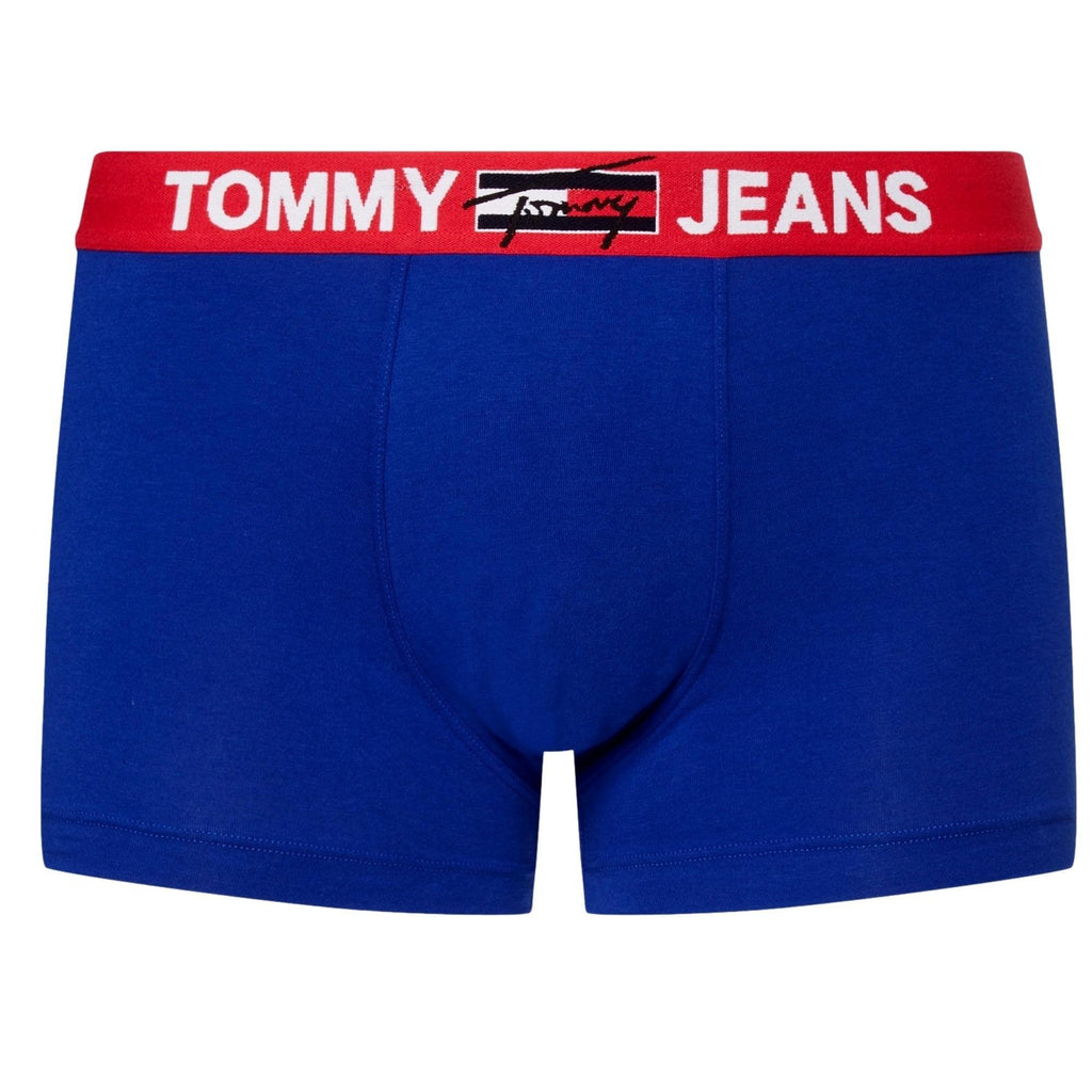 Tommy Hilfiger Tommy Jeans Logo Waistband Trunk - Sapphire Blue - Utility Bear