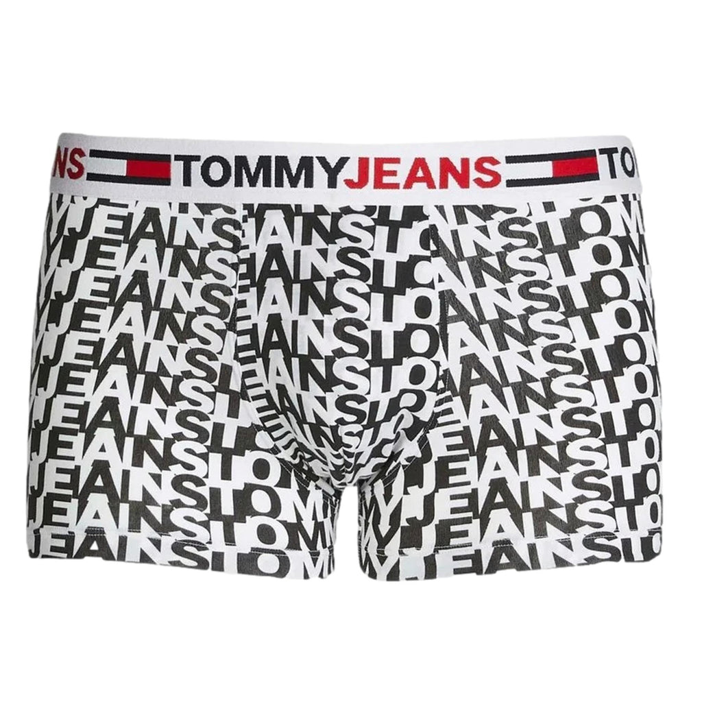 Tommy Hilfiger Tommy Jeans Logo Waistband Trunk - Tj Spell Out Black - Utility Bear