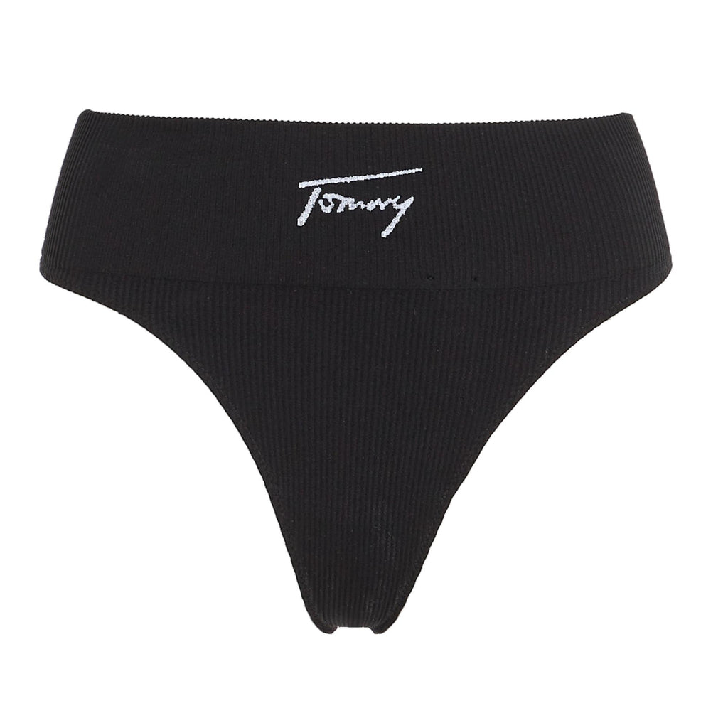 Tommy Jeans Signature Thong - Black - Utility Bear