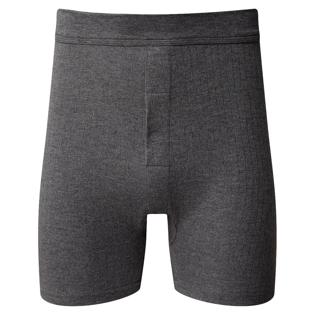 Vedoneire Men'S Thermal Trunks - Charcoal - Utility Bear