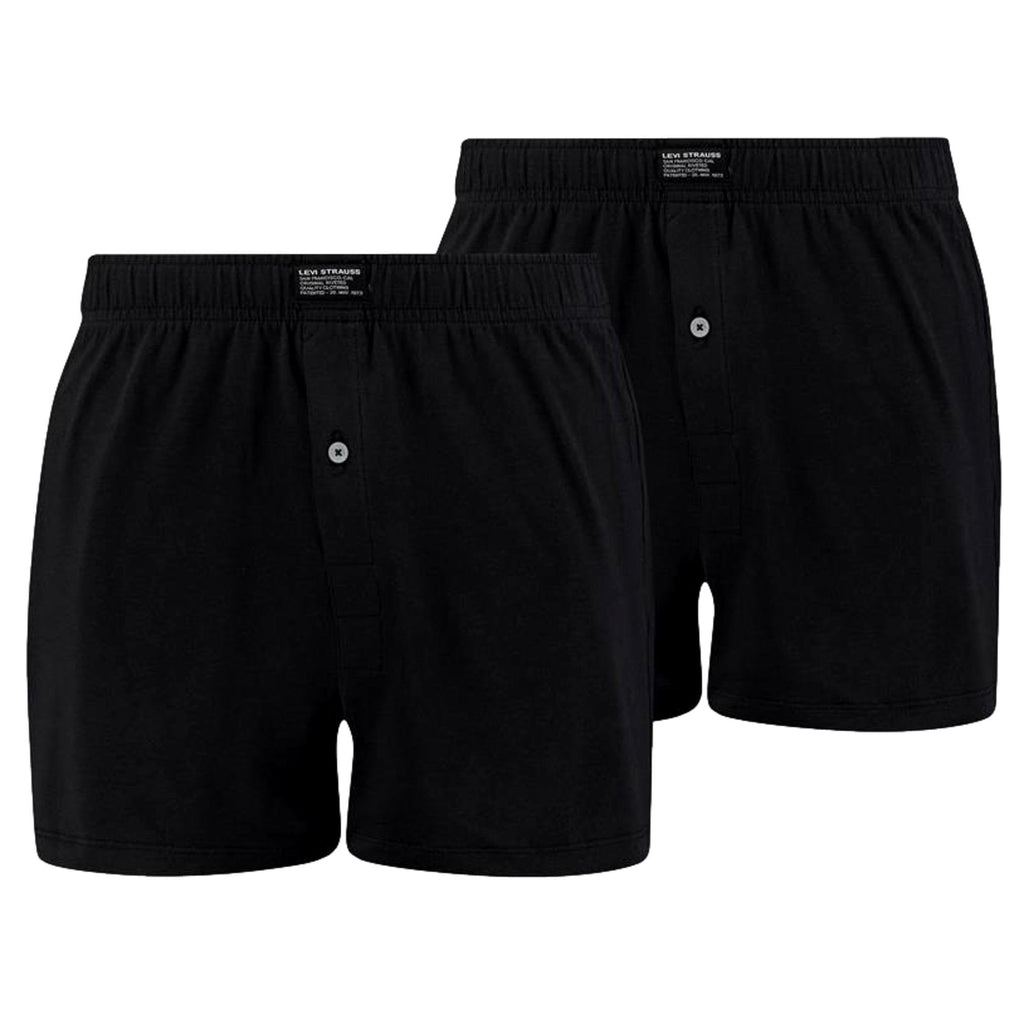 Levi'S 2 Pack Loose Fit Jersey Boxer - Black - Utility Bear